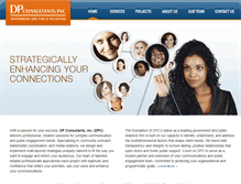 Tablet Screenshot of dpconsultants.net